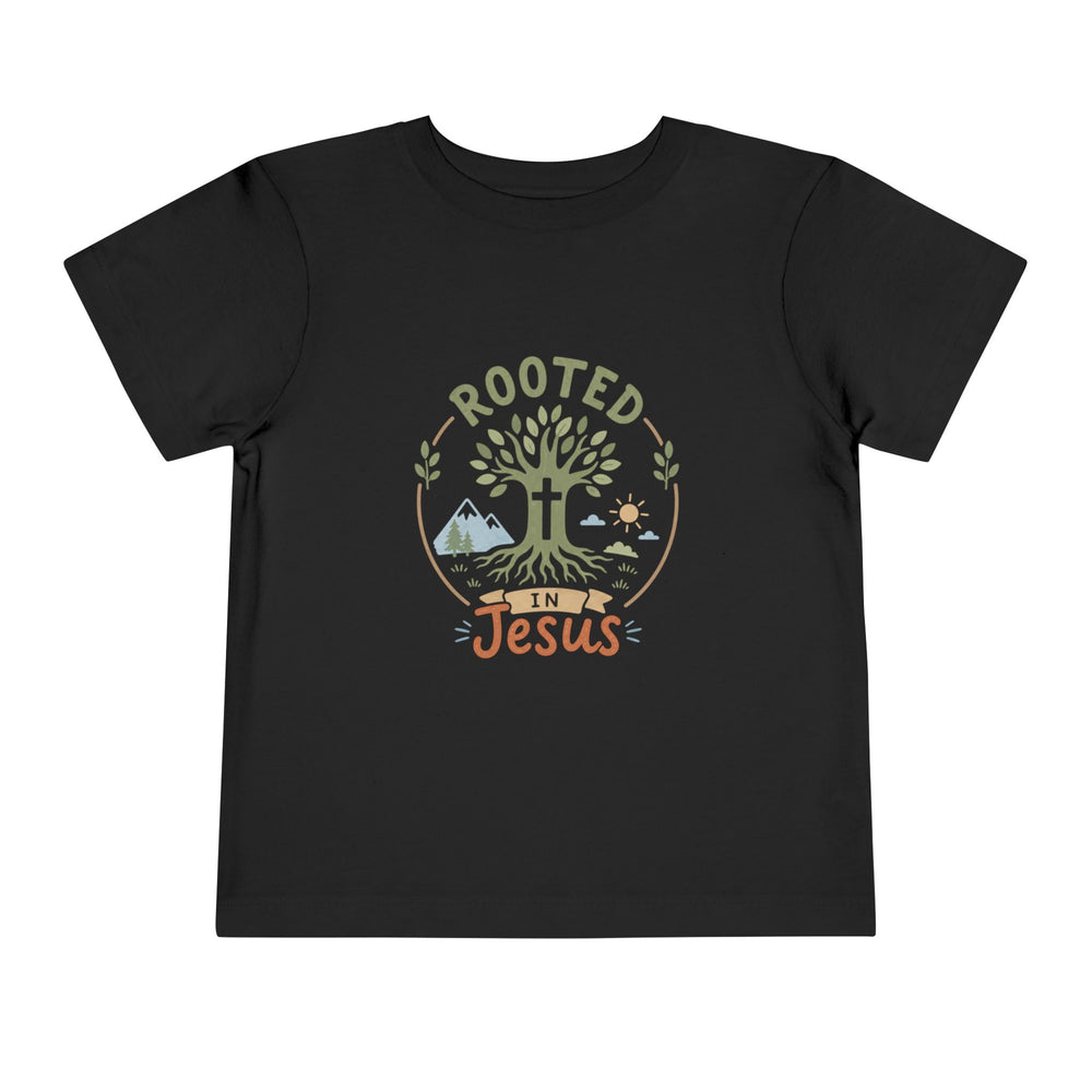 Rooted in Jesus Toddler Tee | Little ones faith tee — Rooted & Armed Co.