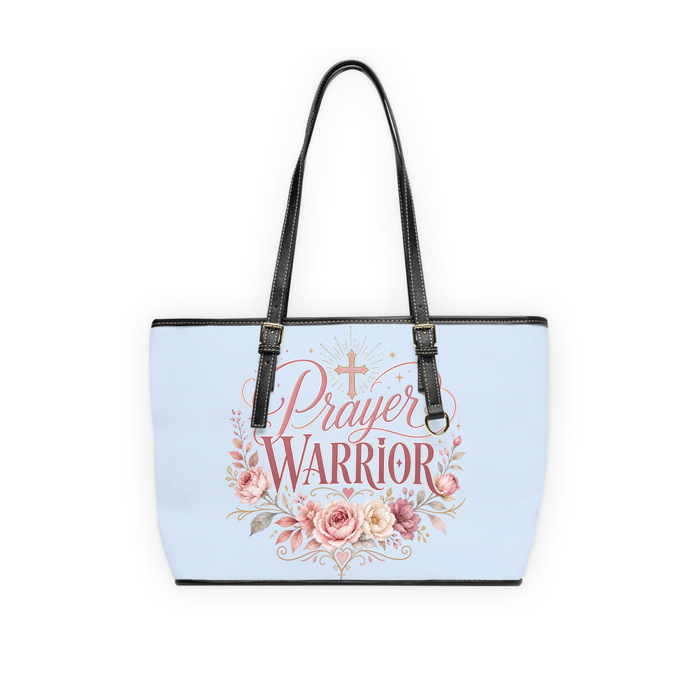 Prayer Warrior Bag | Floral Matthew 18:20 Scripture Shoulder Bag — Rooted & Armed Co.