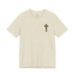 Forged in Faith Tee | Men's cross & mountain graphic tee