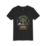 Rooted in Jesus Youth Tee | Kids faith graphic tee