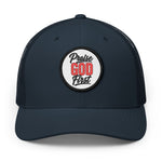 Praise God First | Embroidered Patch Trucker Hat