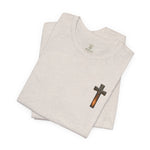 Forged in Faith Tee | Men's cross & mountain graphic tee