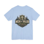 Men of Valor Tee | Christian faith shield graphic tee