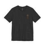Built on the Rock Tee | Men's faith cross graphic tee