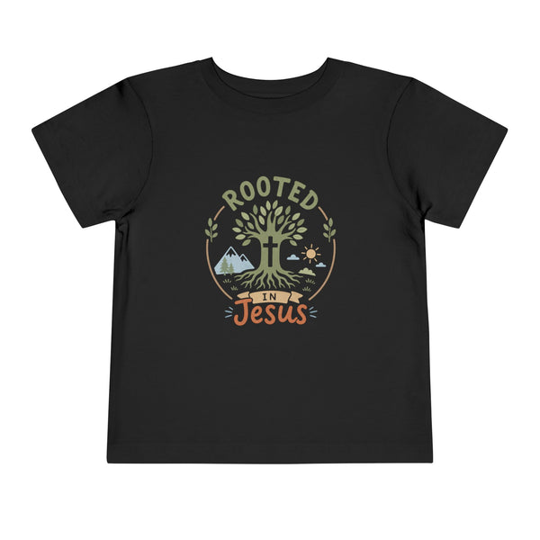 Rooted in Jesus Toddler Tee | Little ones faith tee — Rooted & Armed Co.