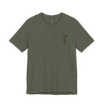Built on the Rock Tee | Men's faith cross graphic tee