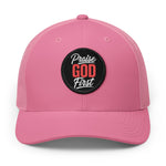 Praise God First | Embroidered Patch Trucker Hat