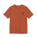 Built on the Rock Tee | Men's faith cross graphic tee