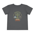 Rooted in Jesus Toddler Tee | Little ones faith tee