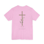Faith Cross Tee | Women's floral cross back graphic tee