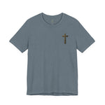 Built on the Rock Tee | Men's faith cross graphic tee