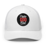 Praise God First | Embroidered Patch Trucker Hat
