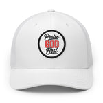Praise God First | Embroidered Patch Trucker Hat