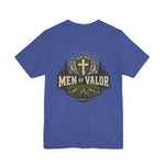 Men of Valor Tee | Christian faith shield graphic tee