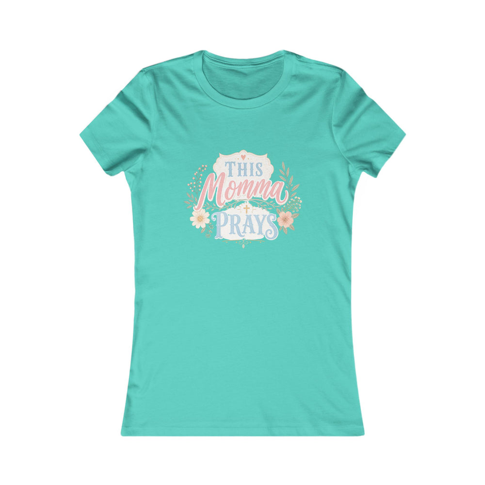 This Momma Prays Tee | Women's Prayer Warrior Slim Fit — Rooted & Armed Co.