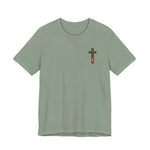 Forged in Faith Tee | Men's cross & mountain graphic tee