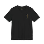 Built on the Rock Tee | Men's faith cross graphic tee