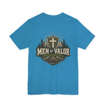 Men of Valor Tee | Christian faith shield graphic tee