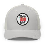 Praise God First | Embroidered Patch Trucker Hat