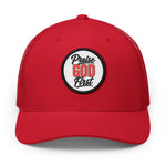 Praise God First | Embroidered Patch Trucker Hat