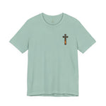 Forged in Faith Tee | Men's cross & mountain graphic tee