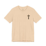 Built on the Rock Tee | Men's faith cross graphic tee