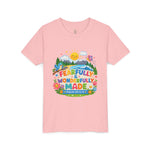 Fearfully & Wonderfully Made Youth Tee | Kids scripture graphic tee
