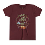 Rooted in Jesus Youth Tee | Kids faith graphic tee