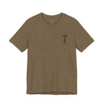 Built on the Rock Tee | Men's faith cross graphic tee