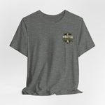 Prayer Warrior Tee | Matthew 18:20 Shield Graphic