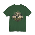 Men of Valor Tee | Christian faith shield graphic tee