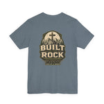 Built on the Rock Tee | Men's faith cross graphic tee