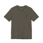 Built on the Rock Tee | Men's faith cross graphic tee