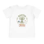 Rooted in Jesus Toddler Tee | Little ones faith tee