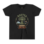 Rooted in Jesus Youth Tee | Kids faith graphic tee