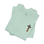 Forged in Faith Tee | Men's cross & mountain graphic tee