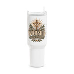 Worship Is My Weapon Tumbler | 40oz faith-forward insulated tumbler