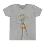 Rooted in Jesus Youth Tee | Kids faith graphic tee