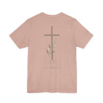 Faith Cross Tee | Women's floral cross back graphic tee