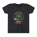 Rooted in Jesus Youth Tee | Kids faith graphic tee