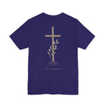 Faith Cross Tee | Women's floral cross back graphic tee