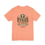 Stand Firm Tee | Men's faith shield graphic tee