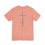 Faith Cross Tee | Women's floral cross back graphic tee