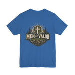 Men of Valor Tee | Christian faith shield graphic tee