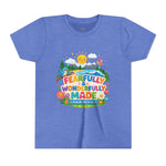 Fearfully & Wonderfully Made Youth Tee | Kids scripture graphic tee