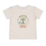 Rooted in Jesus Toddler Tee | Little ones faith tee