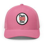 Praise God First | Embroidered Patch Trucker Hat