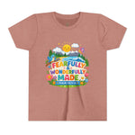 Fearfully & Wonderfully Made Youth Tee | Kids scripture graphic tee