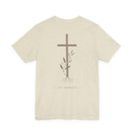 Faith Cross Tee | Women's floral cross back graphic tee