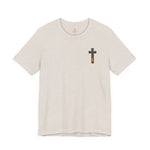 Forged in Faith Tee | Men's cross & mountain graphic tee